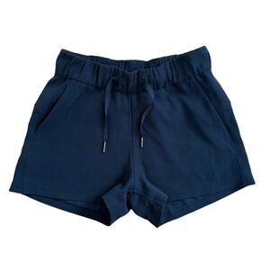 Lululemon On the Fly Short 2.5 Black‎ Athletic Shorts Size 2 Gym Running Active